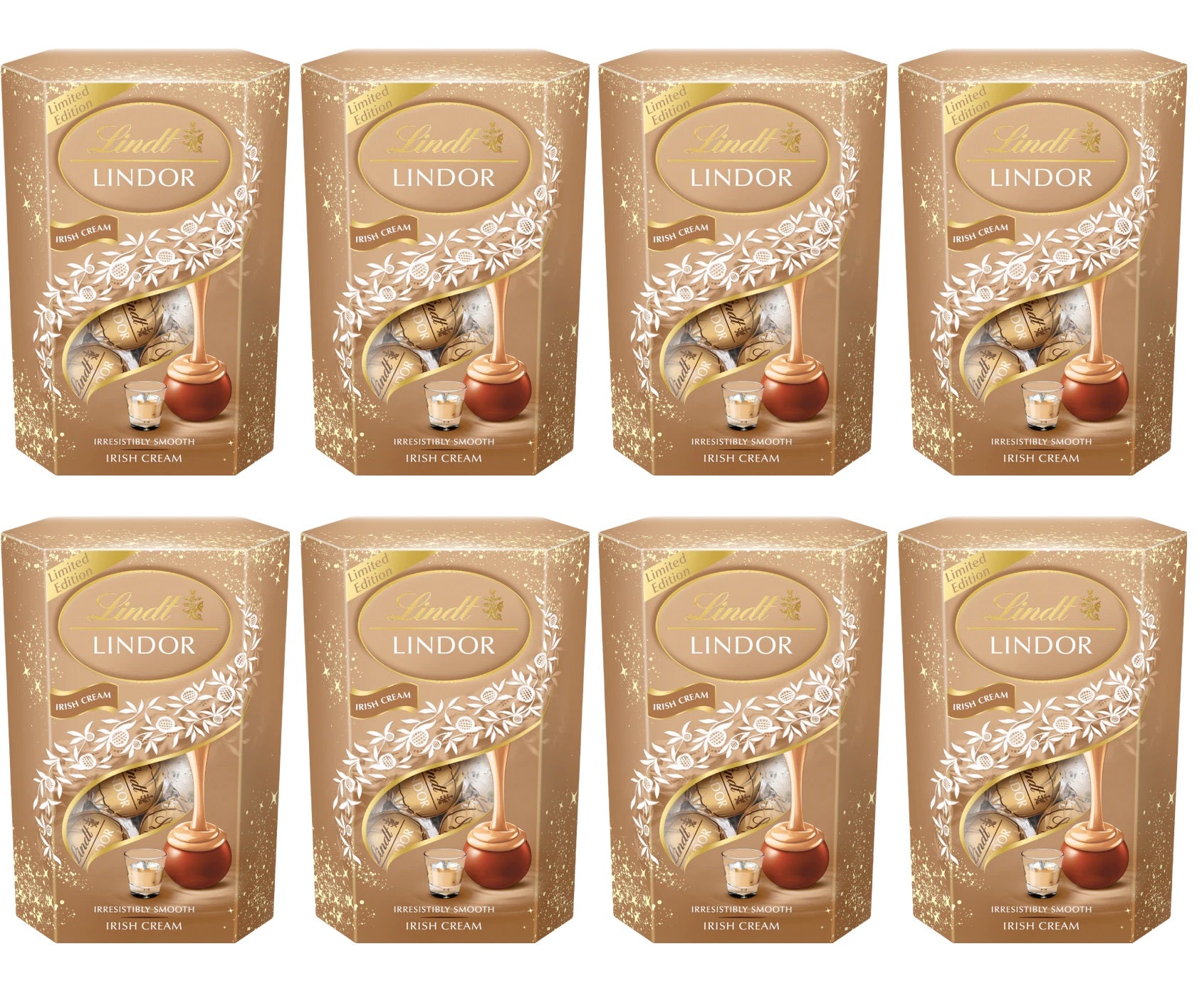8 x Lindor Irish Cream Cornet - 200GM