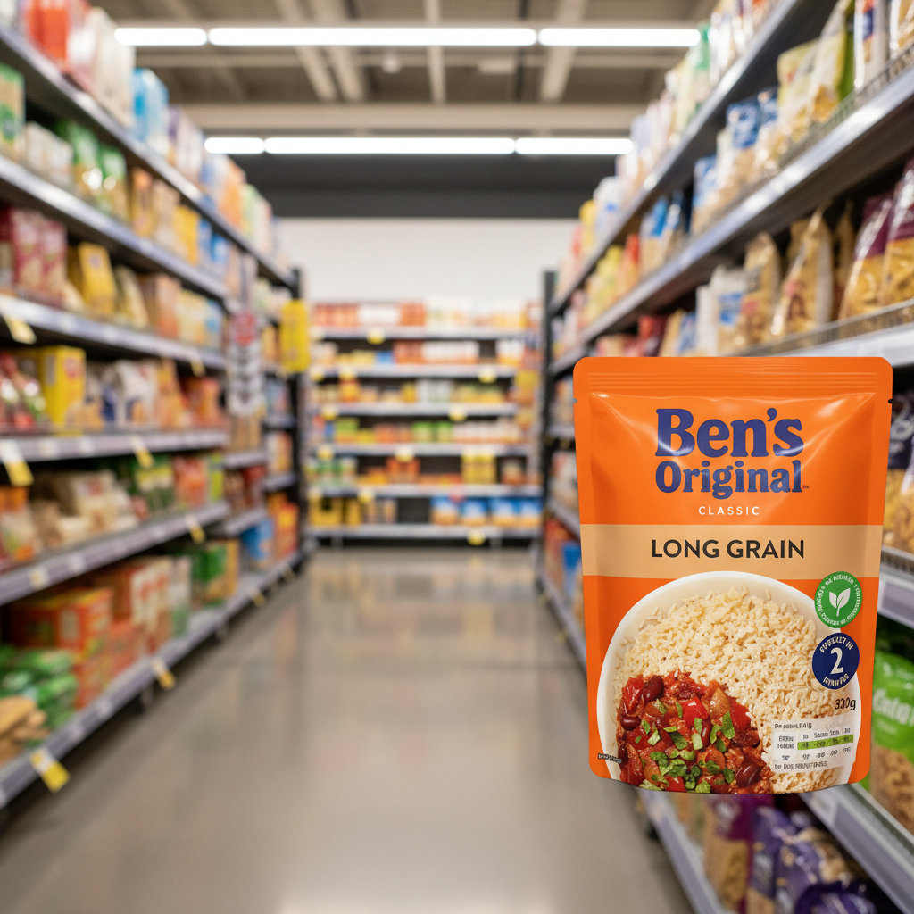 6 x Bens Original Long Grain Microwave Rice - 220G