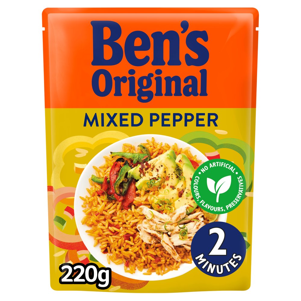 6 x Ben's Original Mixed Pepper 220g