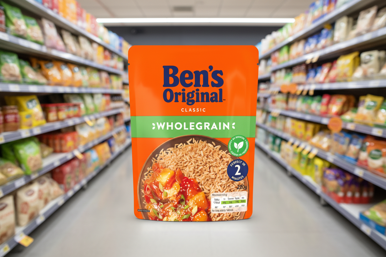 6 x Bens Original Wholegrain Microwave Rice - 220G