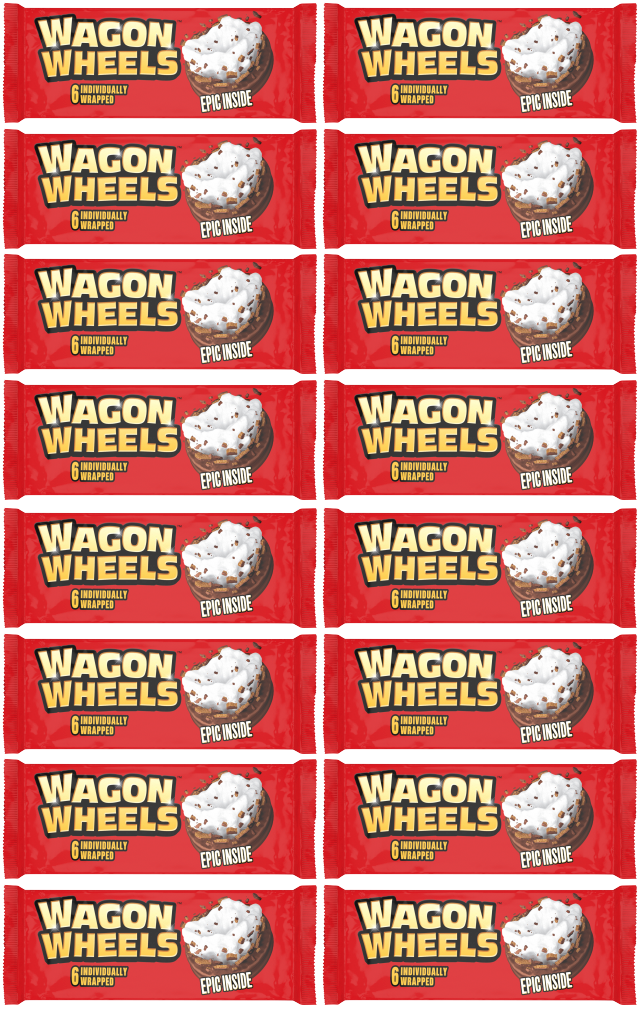 16 x Wagon Wheels 6'S