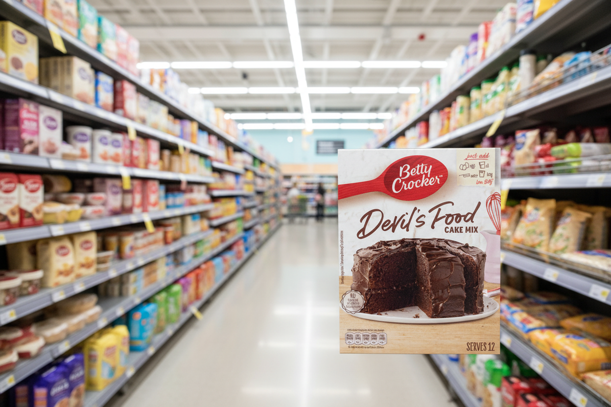 6 x Betty Crocker Devils Food Cake Mix 425G