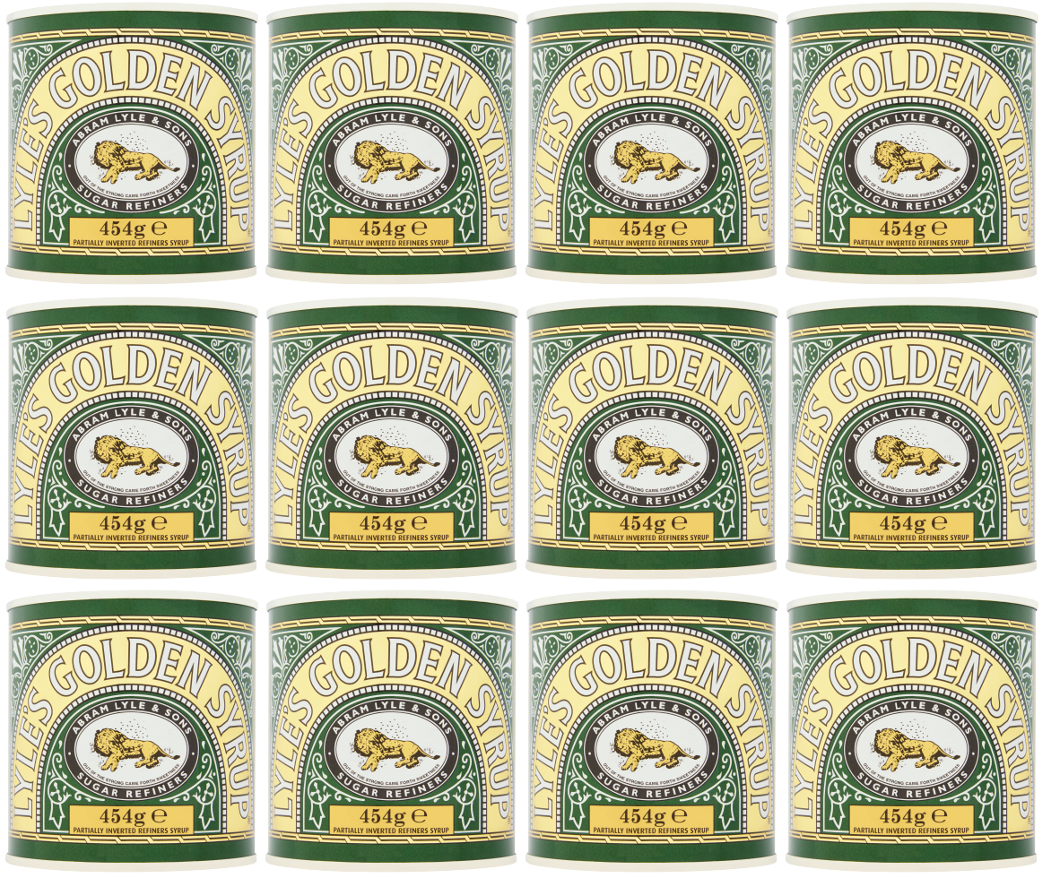 12 x Lyles Golden Syrup 454Gm