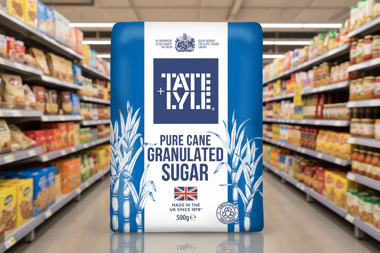 10 x Tate & Lyle Granulated Pure Cane Sugar - 500G