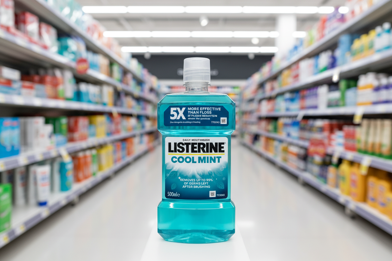6 x Listerine Cool Mint - 500Ml