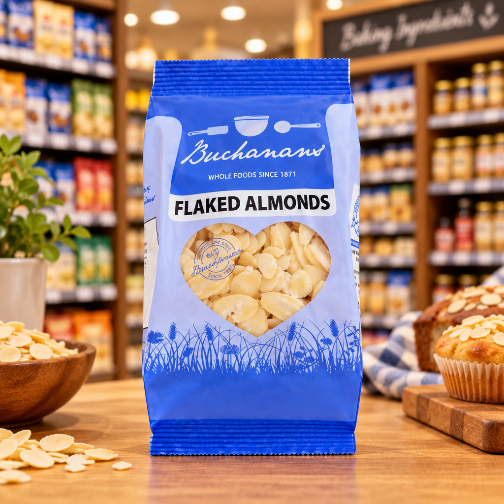 12 x Buchanan Flaked Almonds 100G