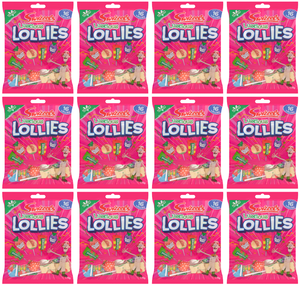 12 x Swizzels Loadsa Lollies 176Gm