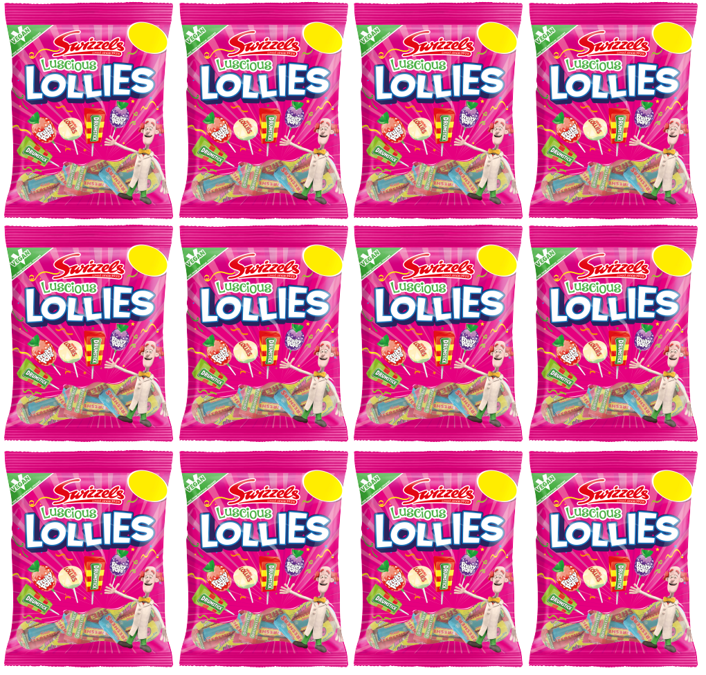12 x Swizzels Luscious LolliesPmp - 132GM