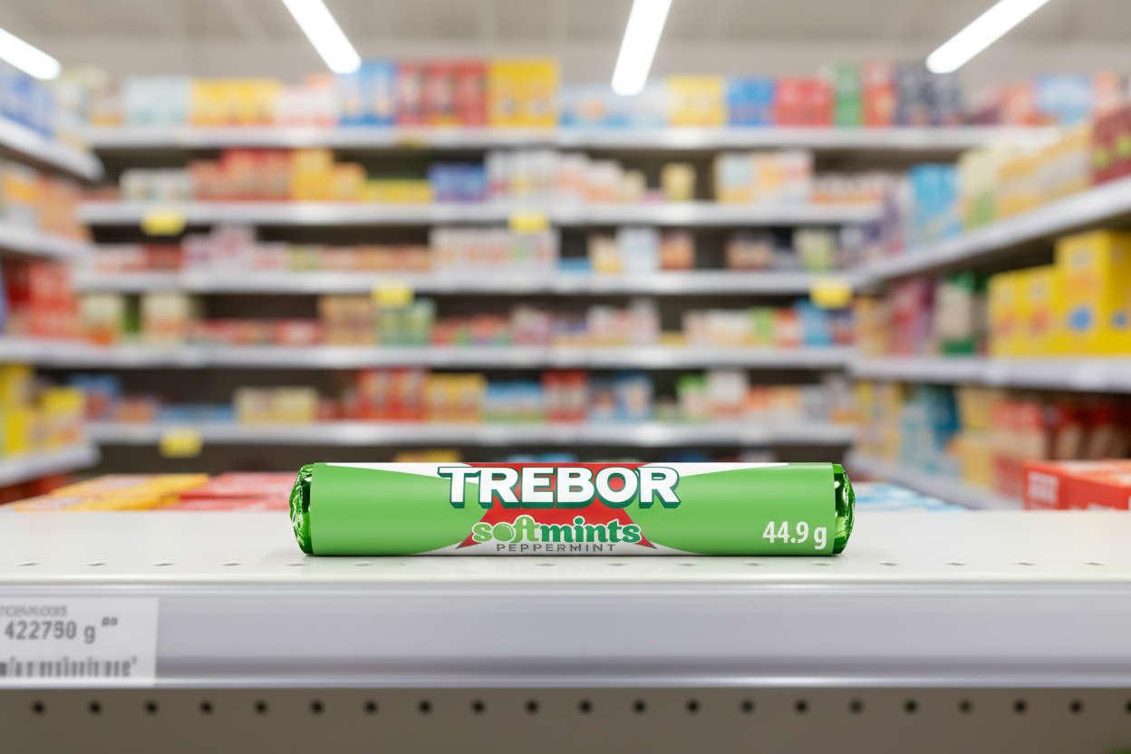 40 x Trebor Softmints Peppermint Mints Roll 44.9G