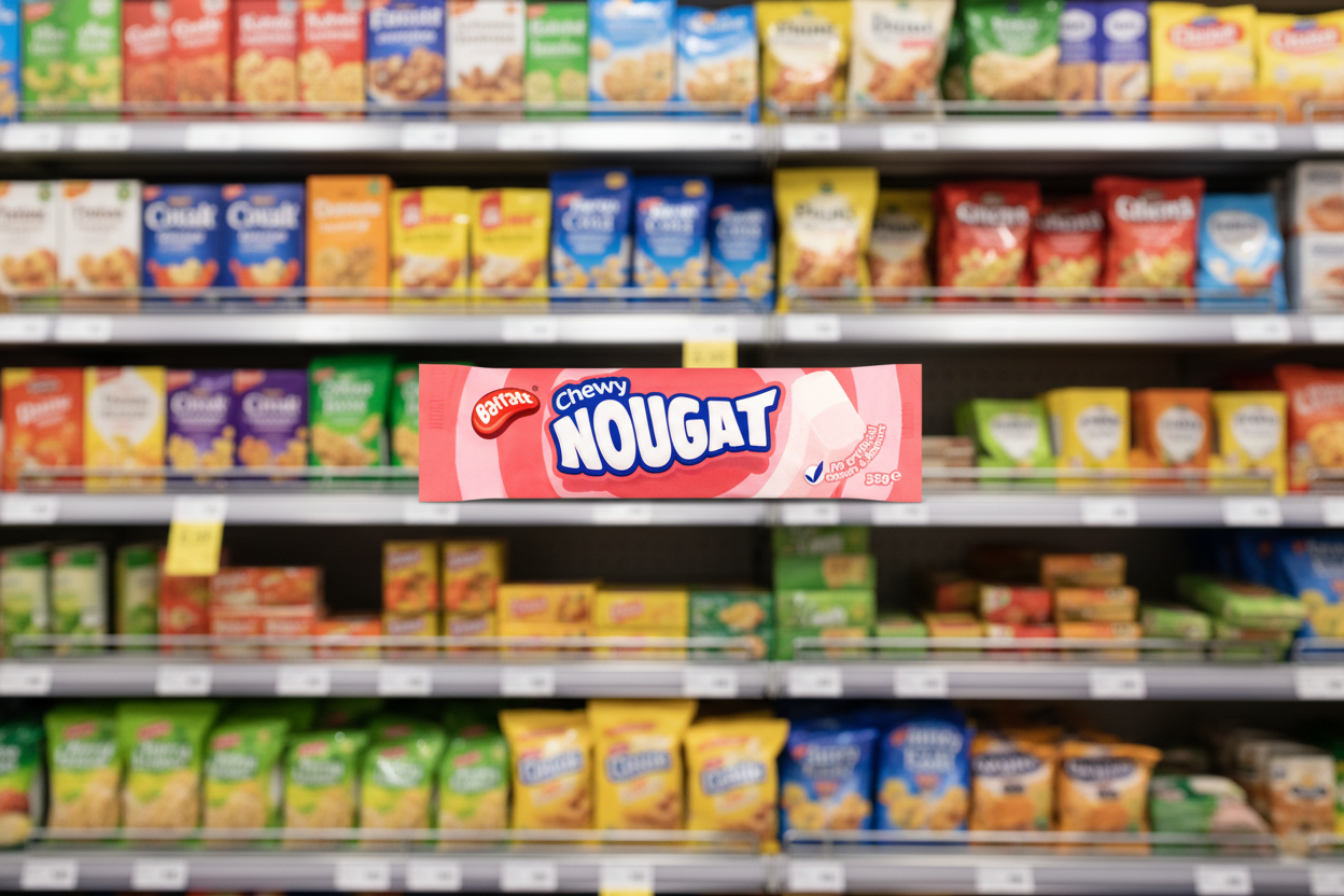 40 x Barratt Soft Nougat Bar 35Gm