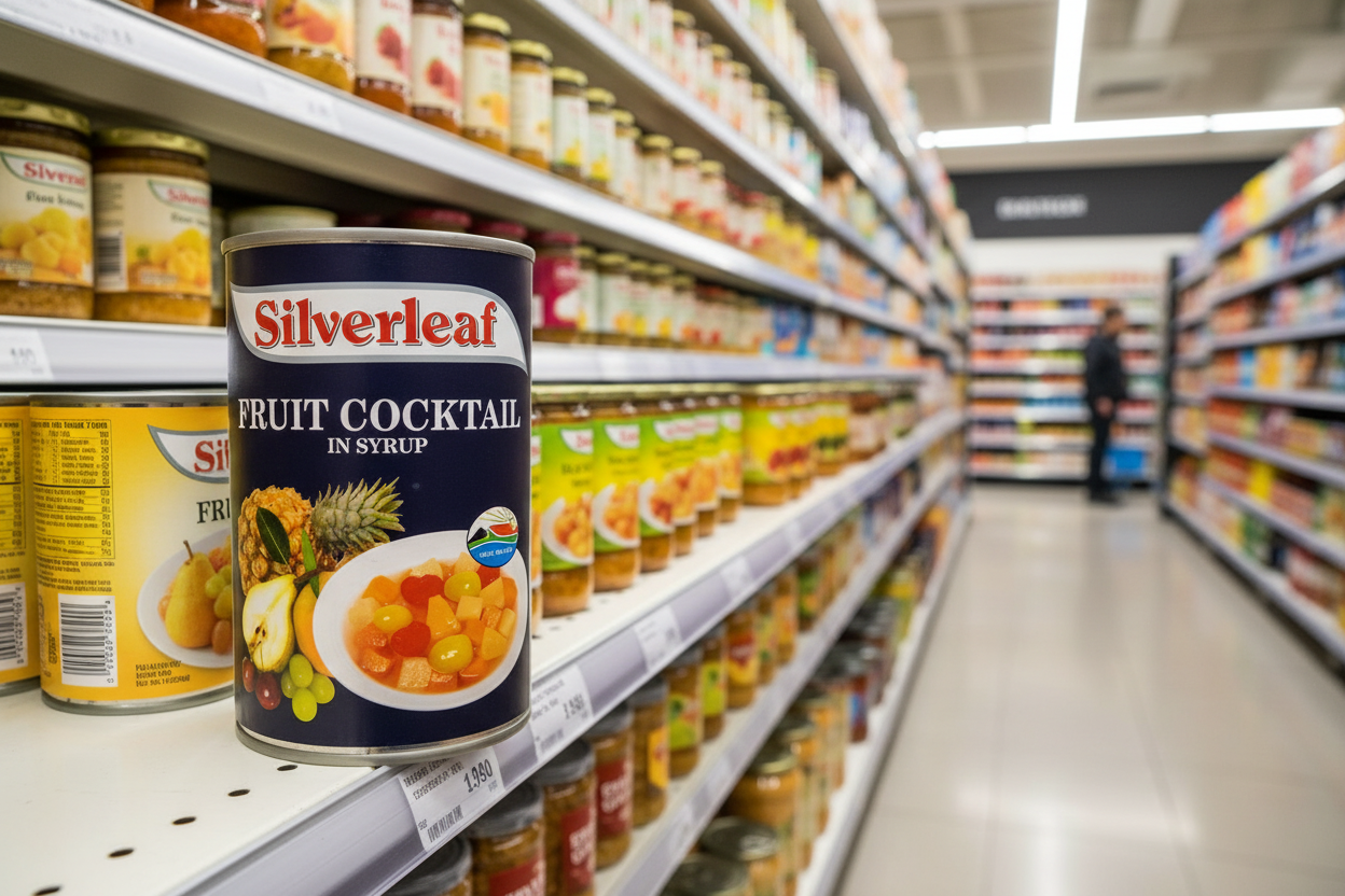 12 x Silver Leaf Fruit Cocktail In Syrup 410Gm