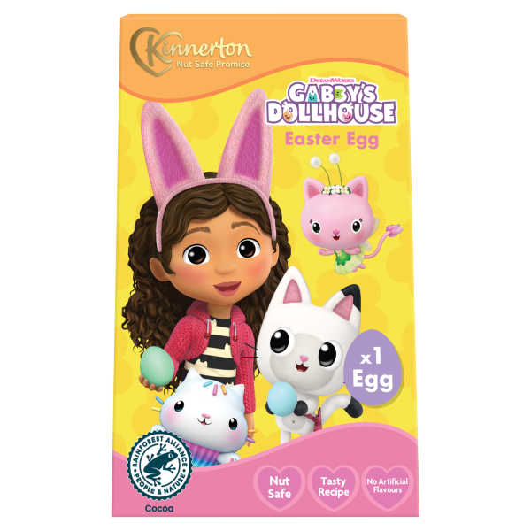 9 X Kinnerton Chocolate Egg Gabbys Doll House - 50Gm