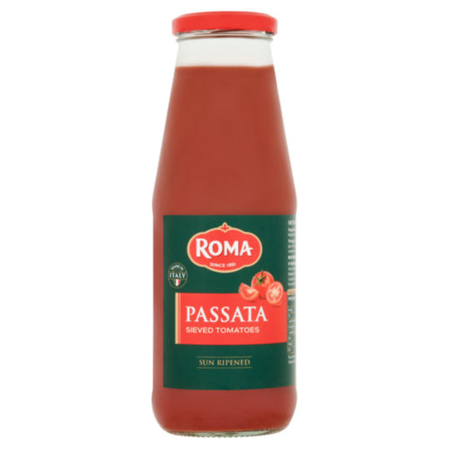12 x Roma Passata Glass Jar - 680G