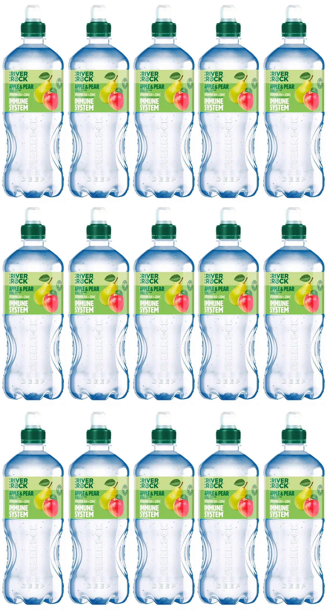 15 x Deep Riverrock Apple & Pear Still Water Drink 750Ml