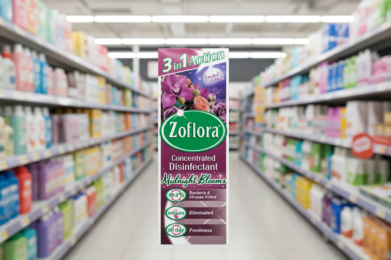 12 x Zoflora 3 In 1 Action Concentrated Disinfectant Assorted Fragrances