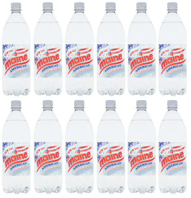 12 x Maine American Cream Soda 1Ltr