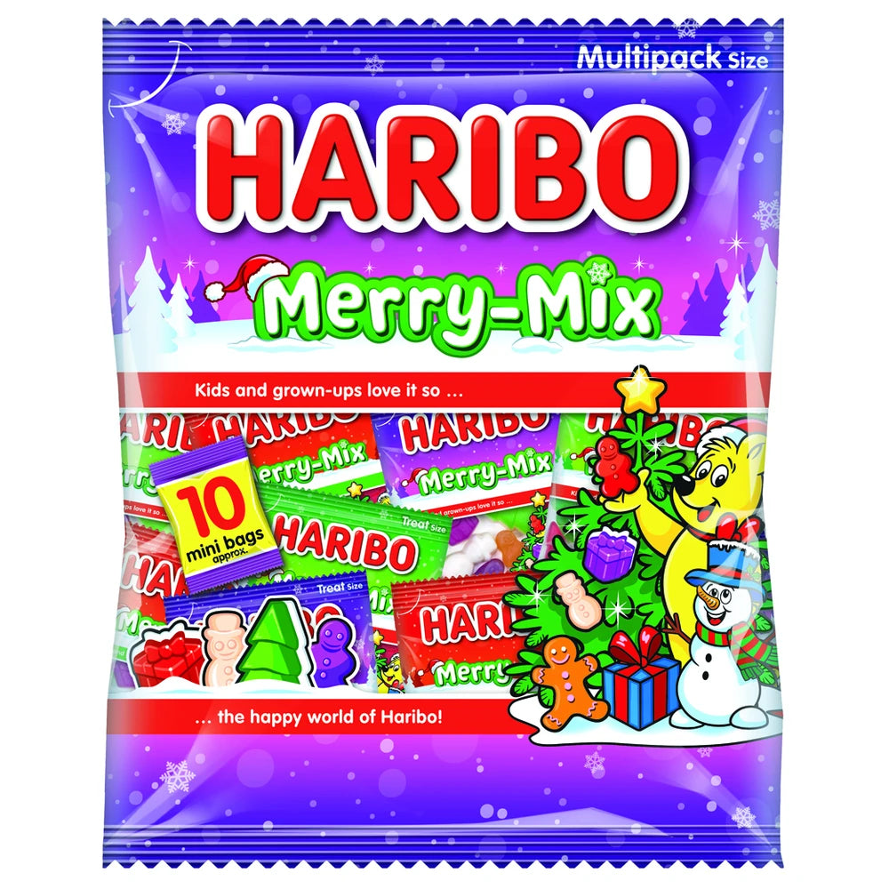 10 X Haribo Merry Mix 10Pk - 160Gm