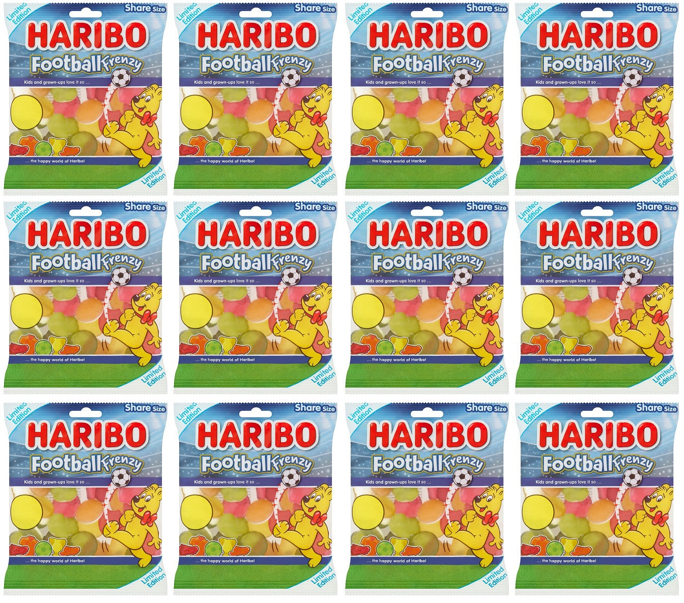 12 X Haribo Football Frenzy - 140Gm
