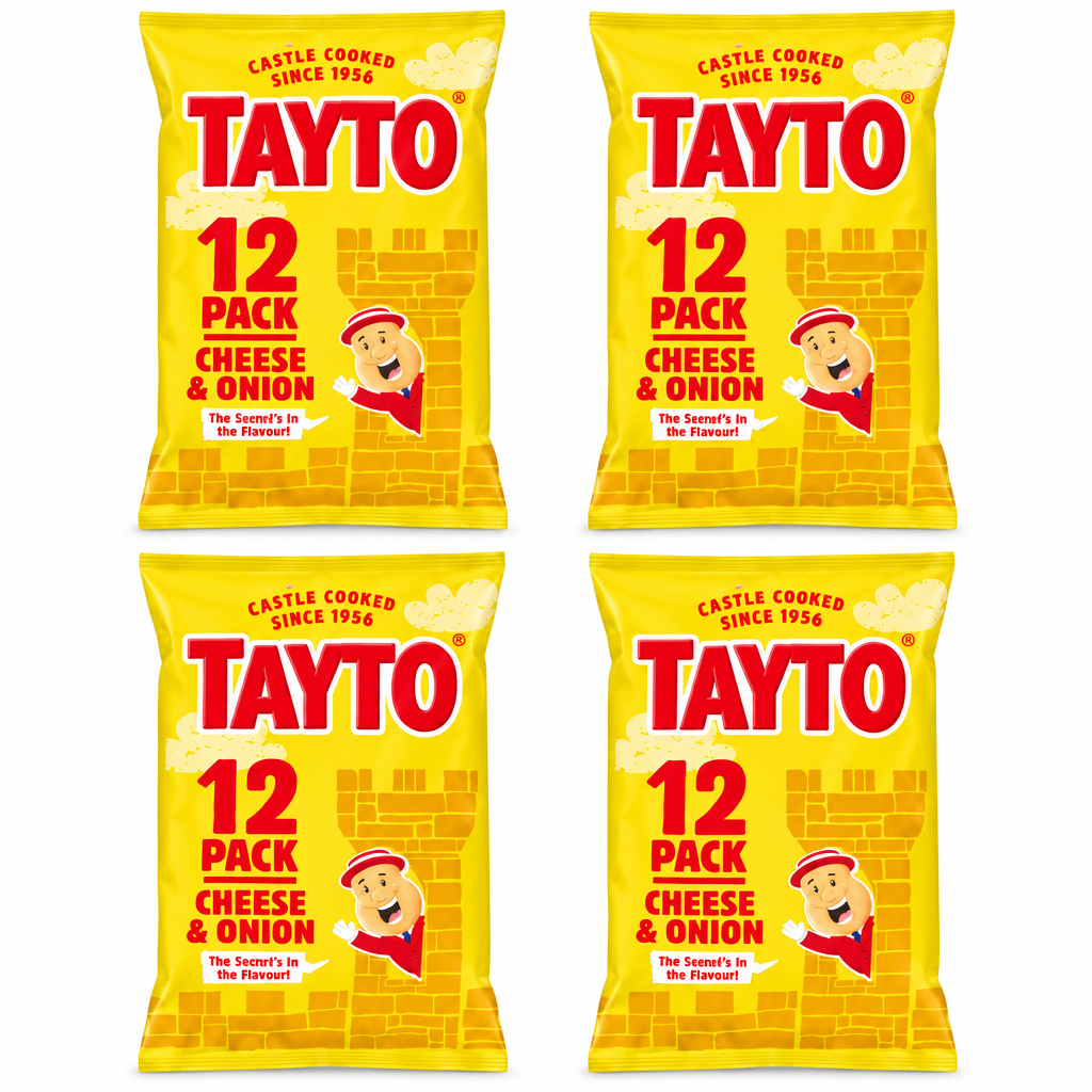 48 x Tayto Cheese & Onion 25g (4x12 Pack)