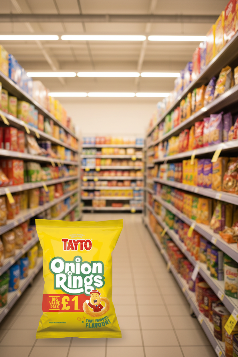 20 X Tayto Onion Rings - 26Gm