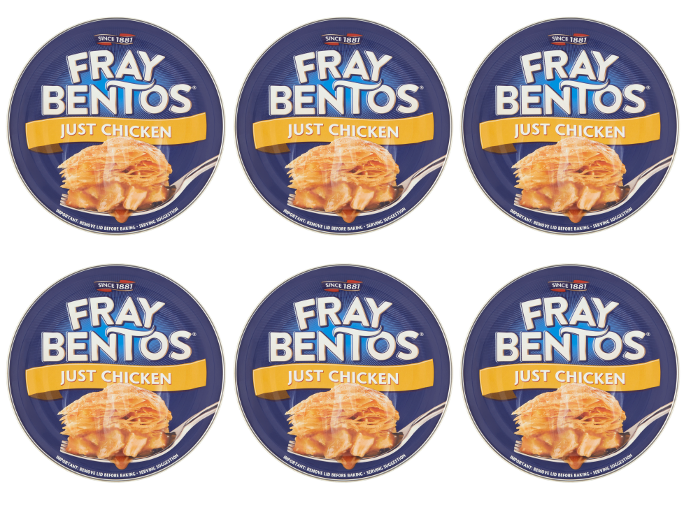 6 x Fray Bentos Just Chicken Pie 425Gm