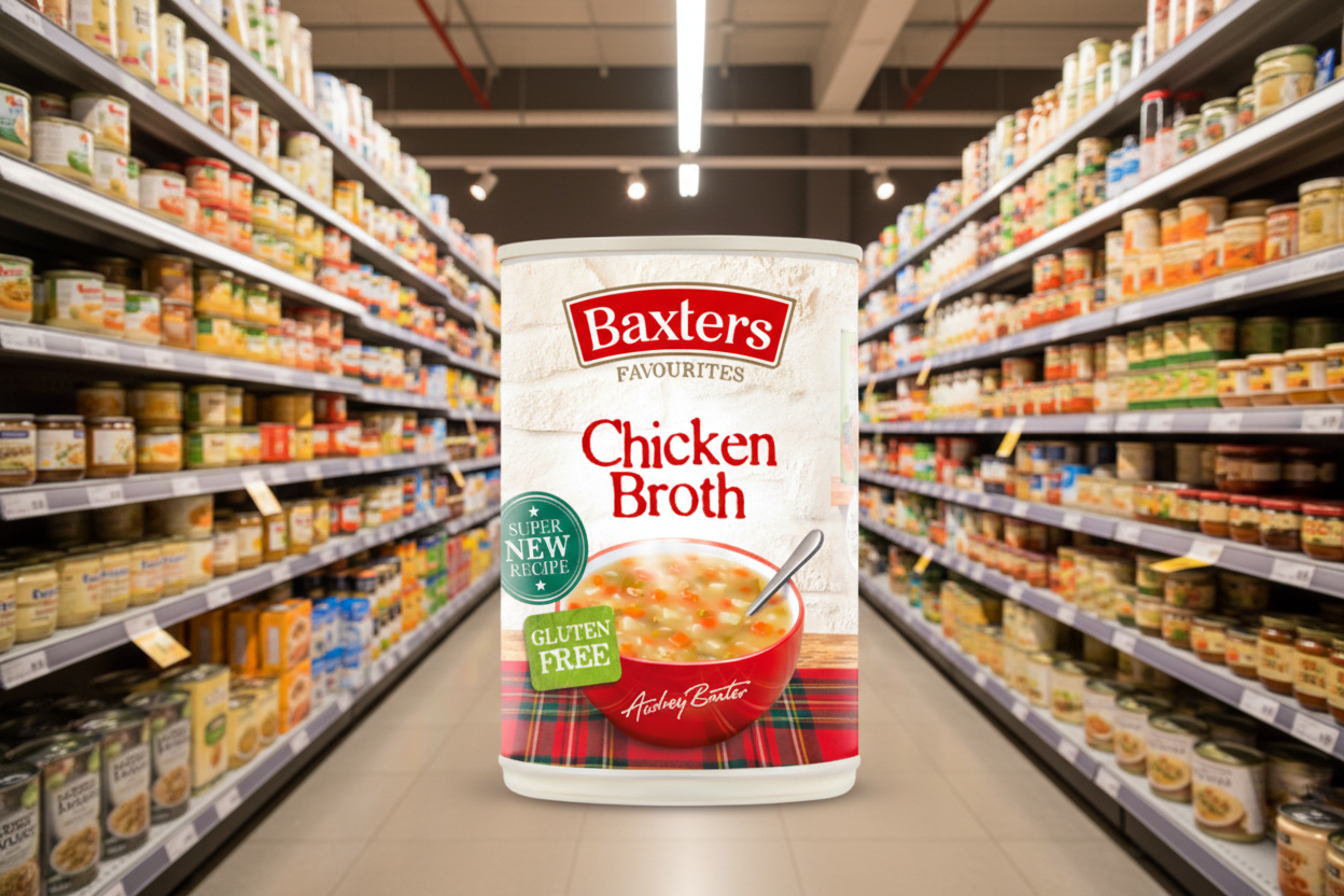 12 x Baxters Soup Chicken Broth 400Gm