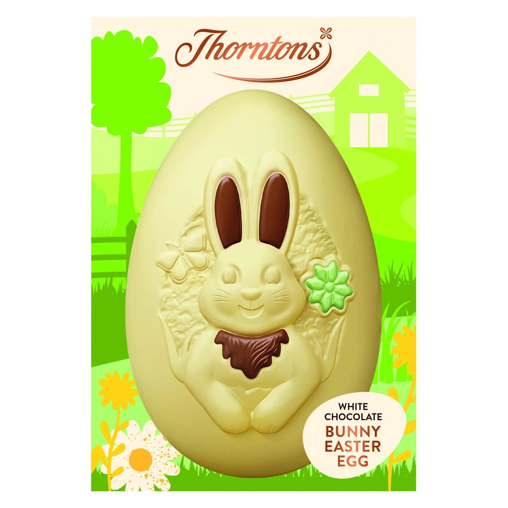 4 X Thorntons White Chocolate Bunny Easter Egg - 151Gm