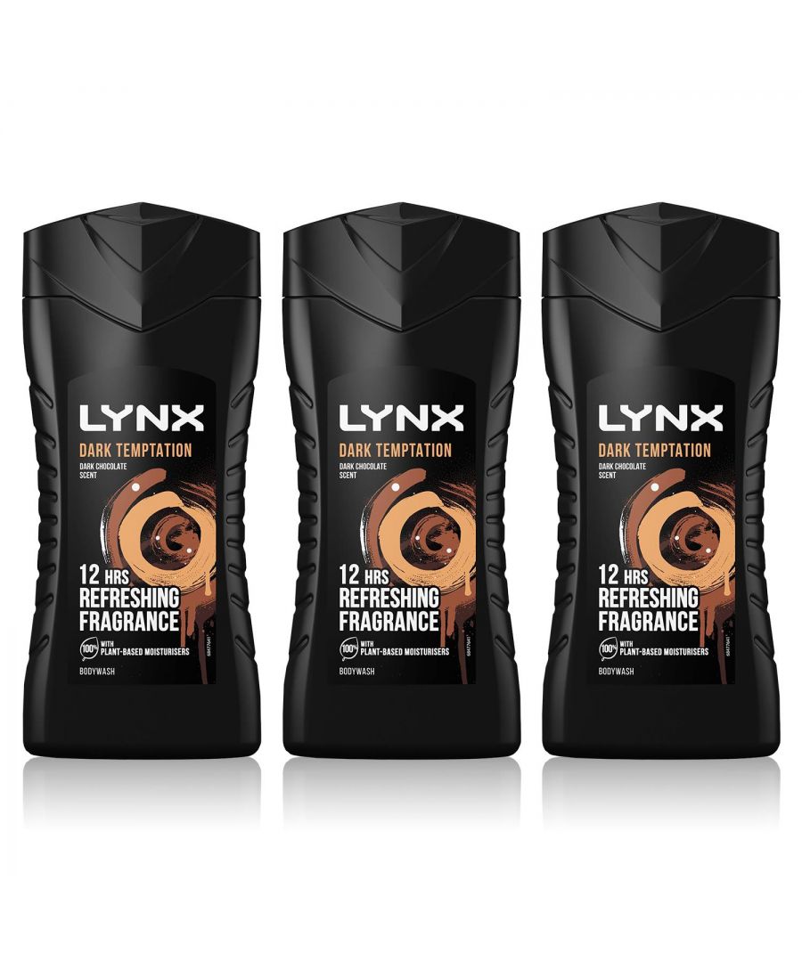 6 x Lynx Shower Gel Dark Temptation 225 Ml