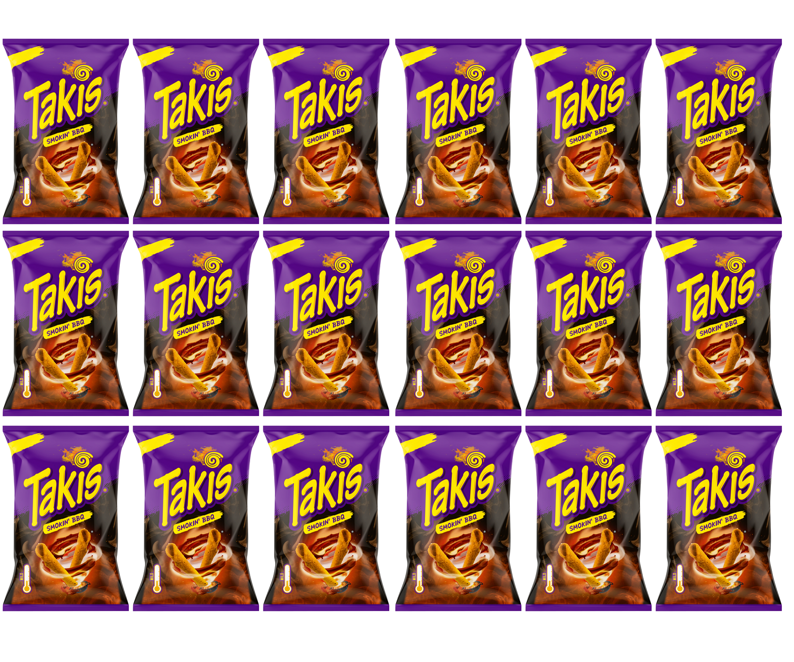 18 X Takis Smokin Bbq - 100Gm