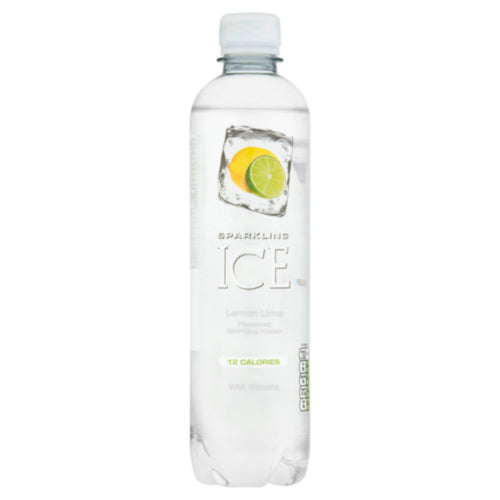 12 x Sparkling Ice Lemon Lime Flavoured Sparkling Water 500M