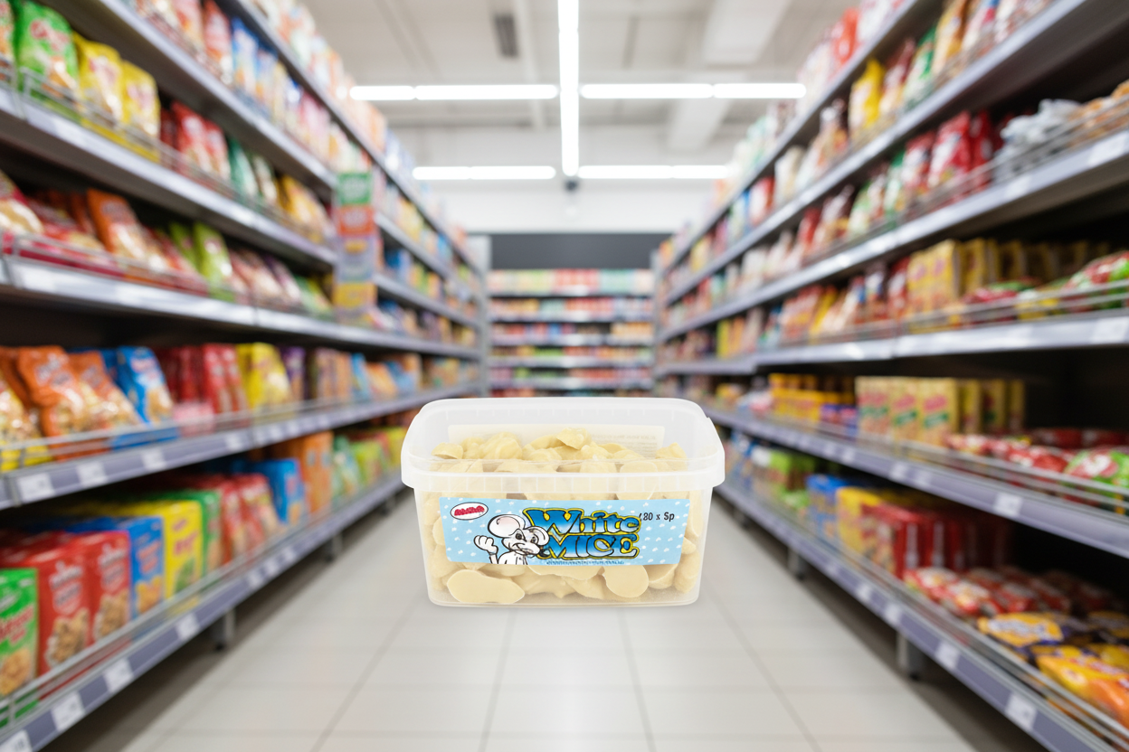 120 x Alma White Mice