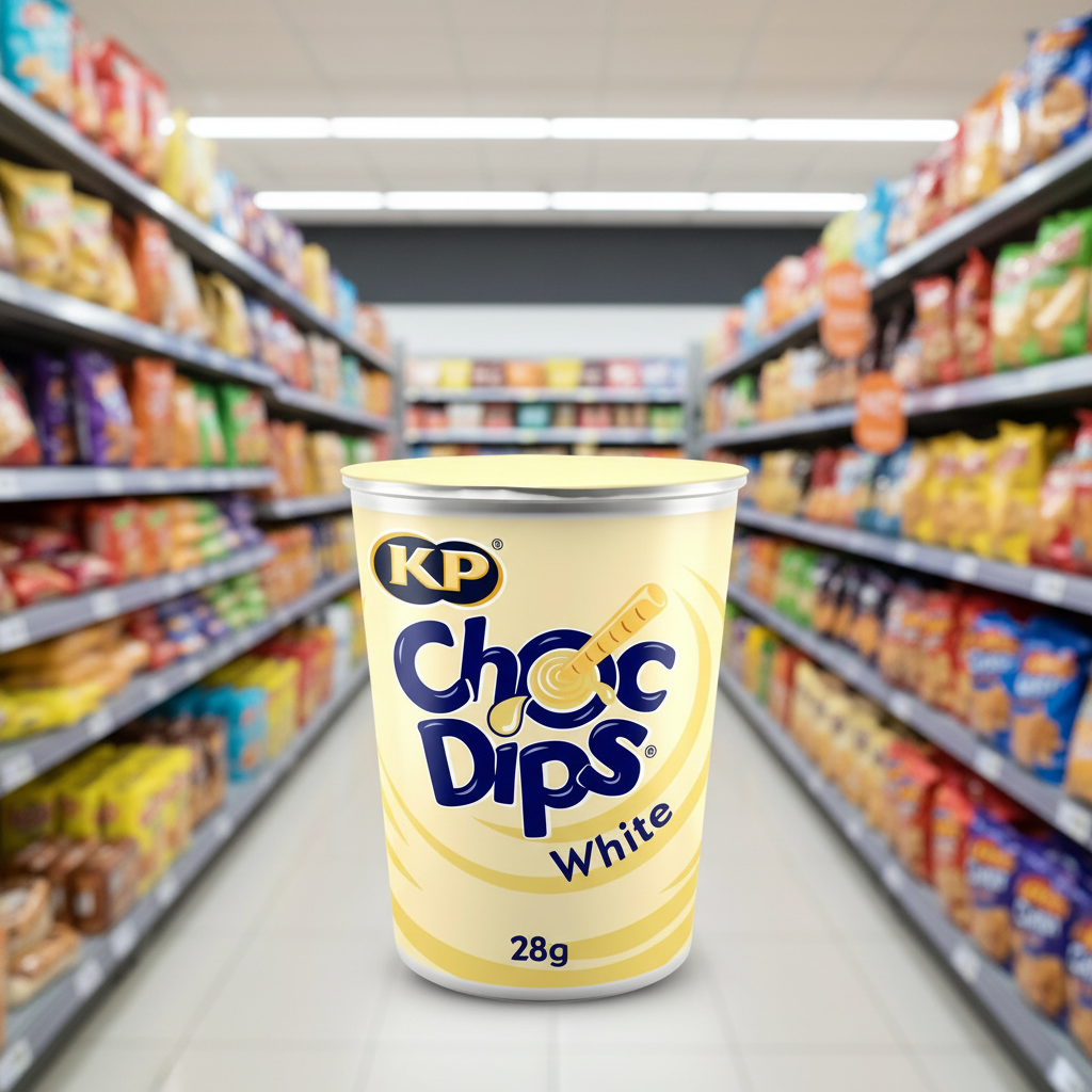 12 x Kp Choc Dips White 28G