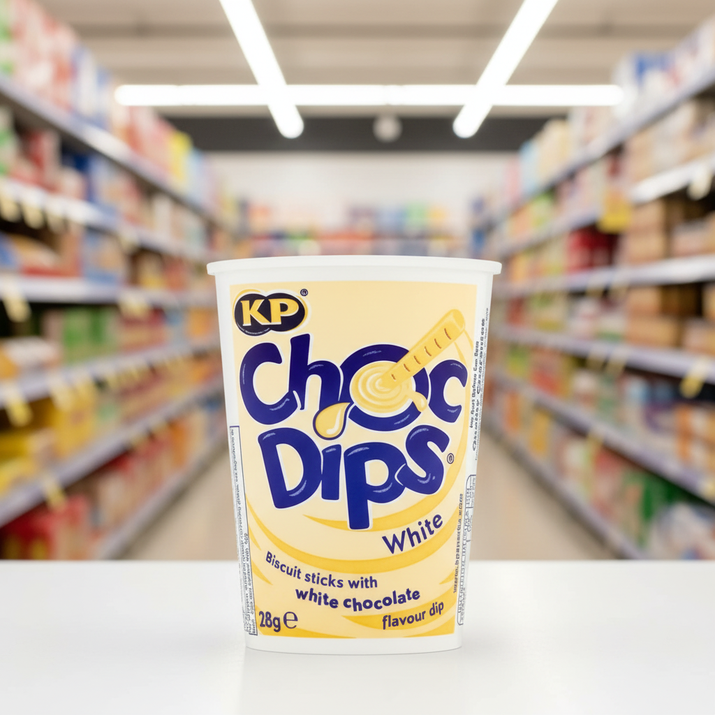 12 x Kp Choc Dips White - 28Gm