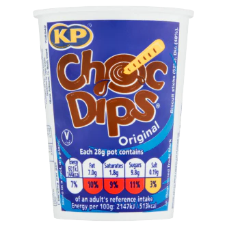 12 x Kp Choc Dips Original 28G