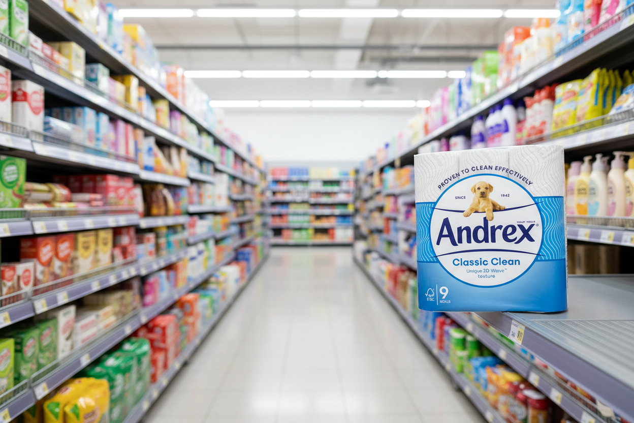 36 x Andrex Classic Clean White Rolls Bulk Saver