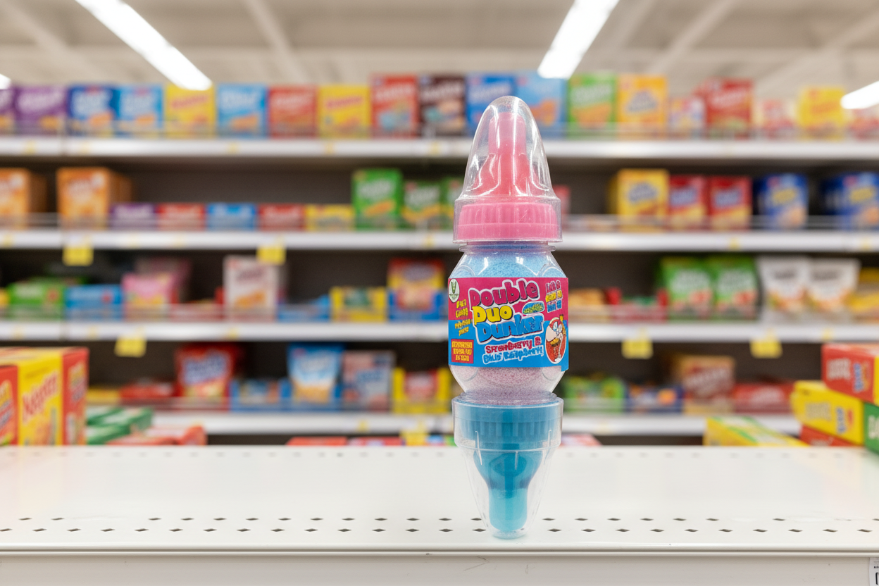 12 x Candy Factory Double Duo Dunker 32Gm