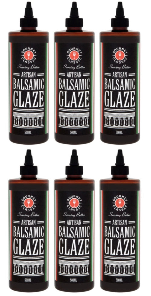 6 x Gourmet Classic Artisan Balsamic Glaze 500Ml