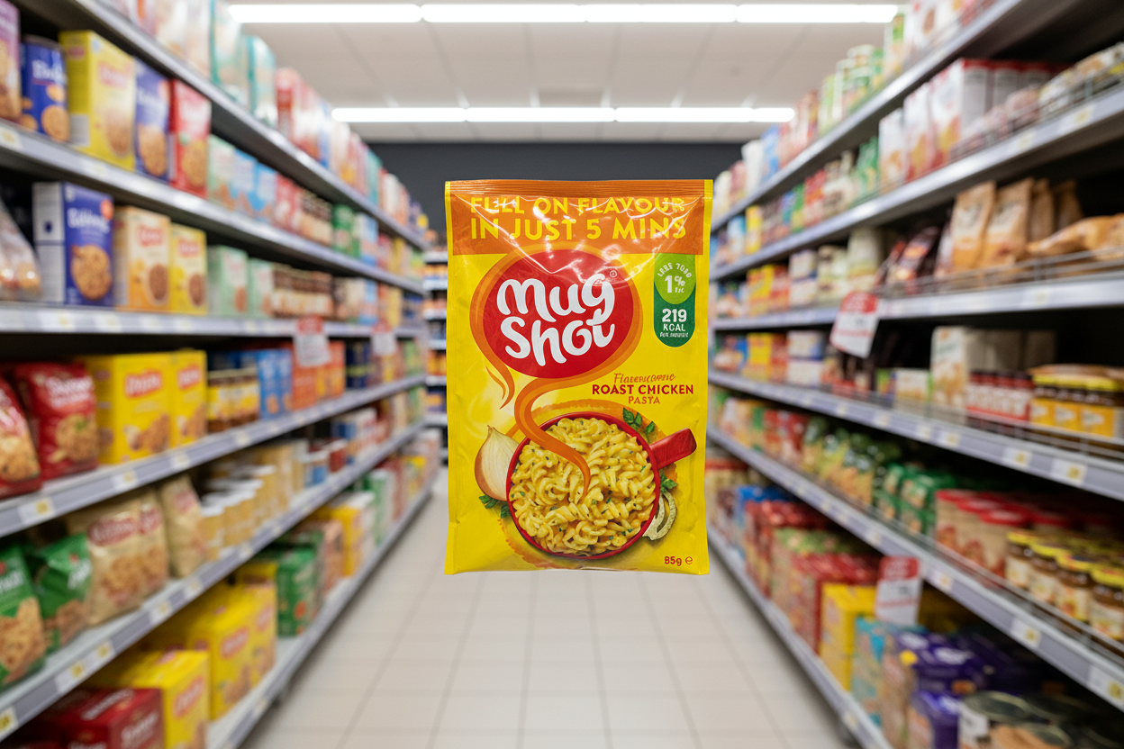 10 x Mug Shot Roast Chicken Pasta 54Gm