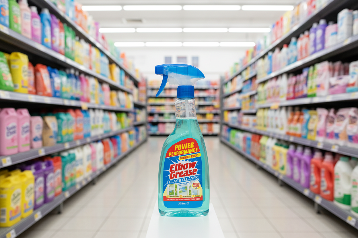 8 x Elbow Grease Glass Cleaner 500Ml