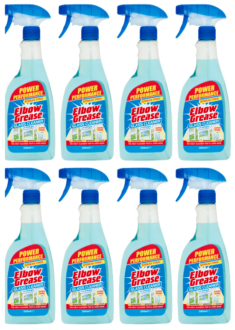 Elbow Grease Glass Cleaner Spray 500ml - Streak-Free Shine With Spring - View #5