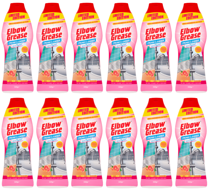 12 x Elbow Grease Pink Cream Cleaner - 540GM