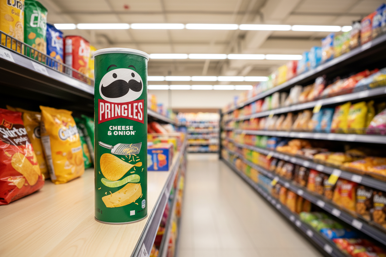 19 x Pringles Cheese & Onion - 165Gm