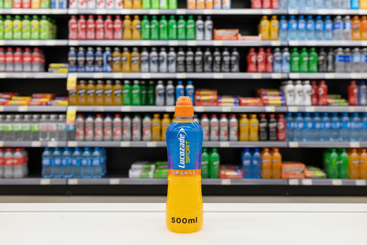 12 x Lucozade Sport Orange 500Ml