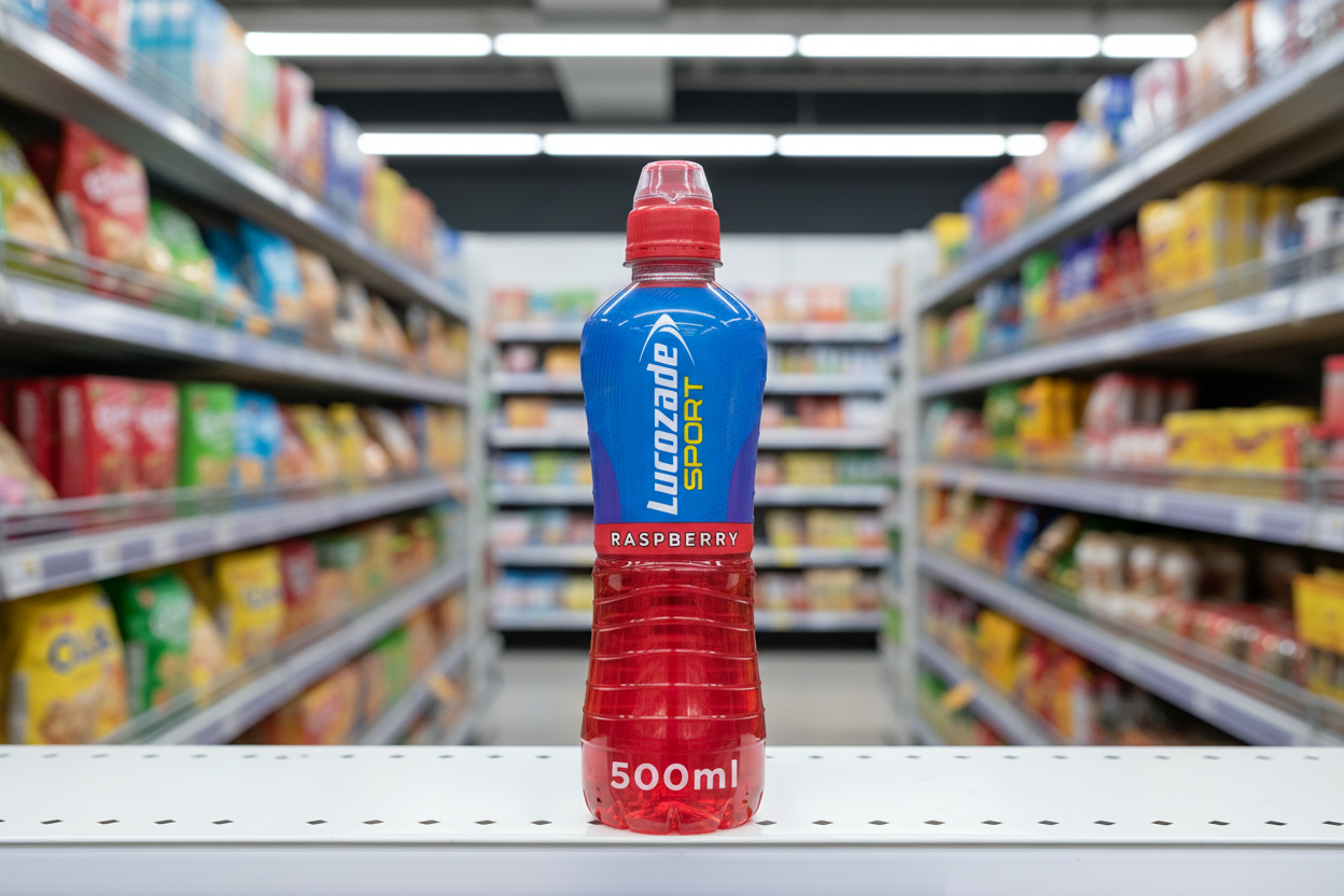 12 x Lucozade Sport Raspberry 500Ml