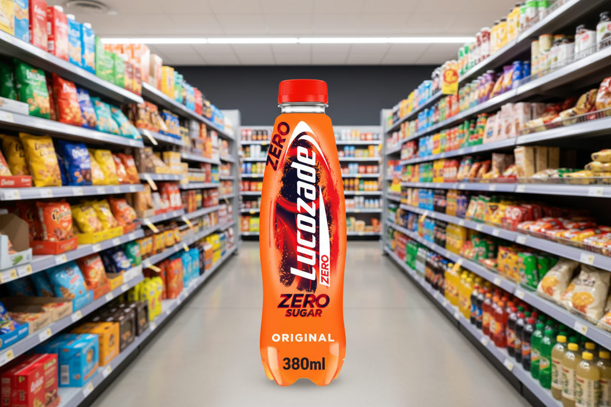 24 x Lucozade Zero Original 380ML