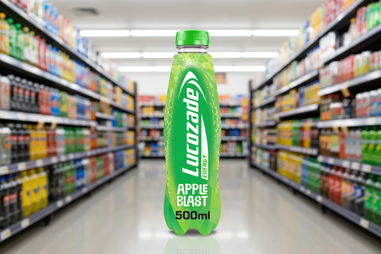 12 x Lucozade Energy Apple Blast - 500Ml