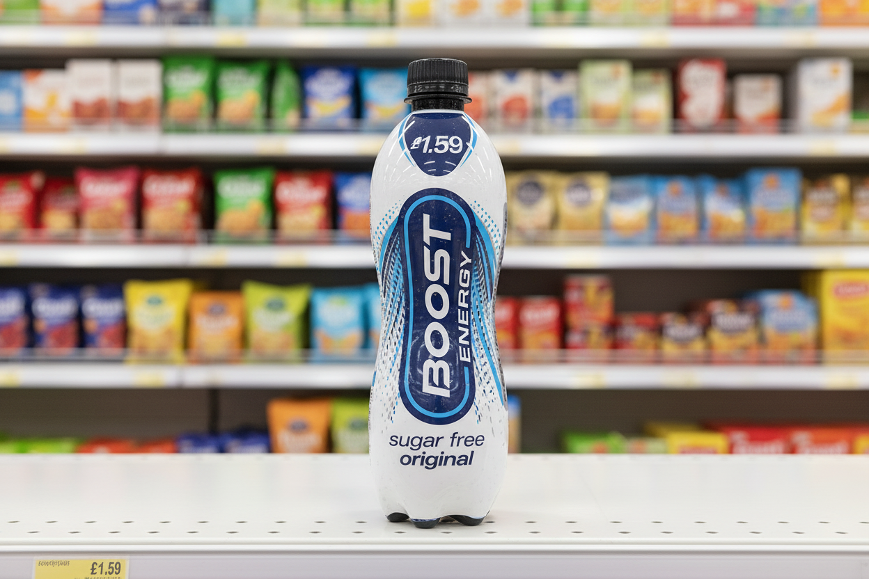 12 x Boost Energy Sugar Free - 1Ltr