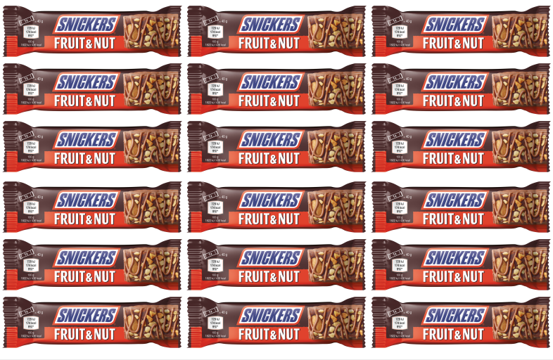18 x Snickers Triple Treat - 40GM