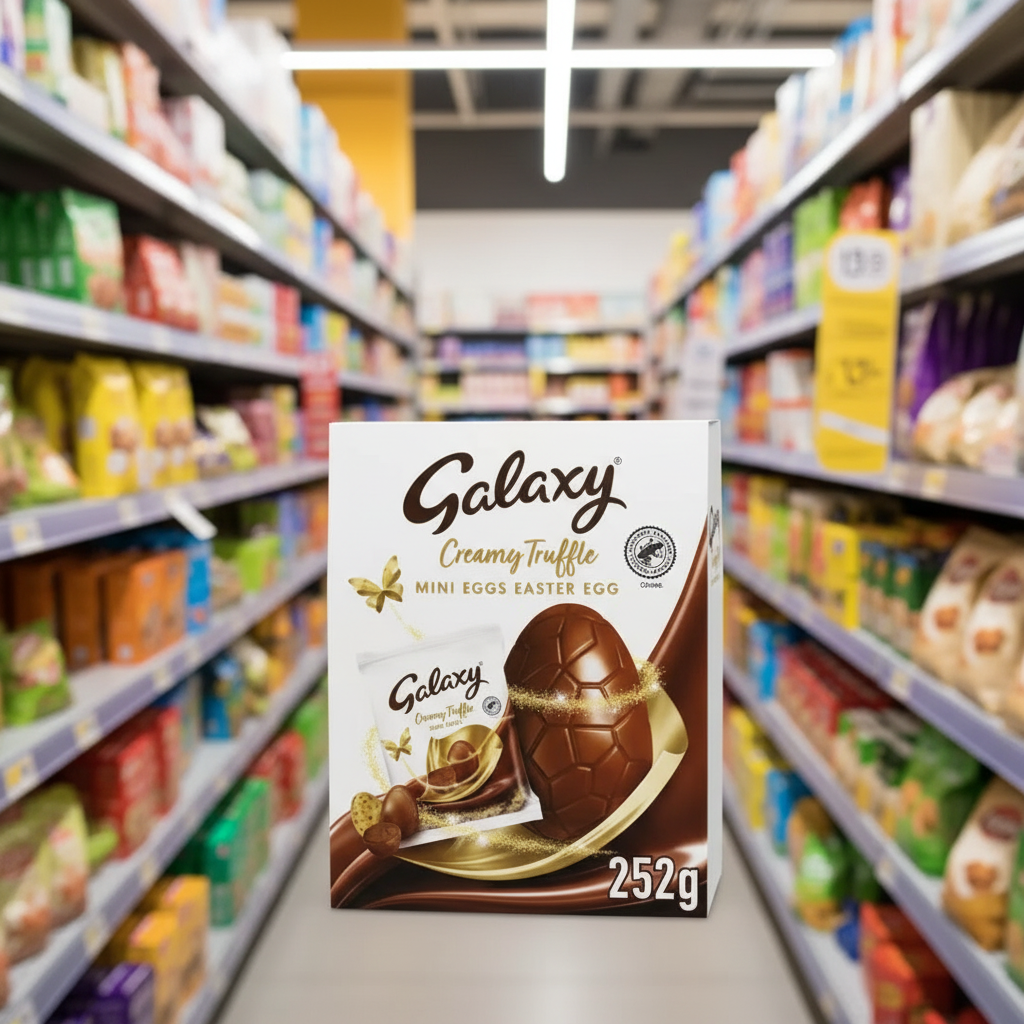 4 x Galaxy Creamy Truffles Extra Large Easter Egg - 252GM