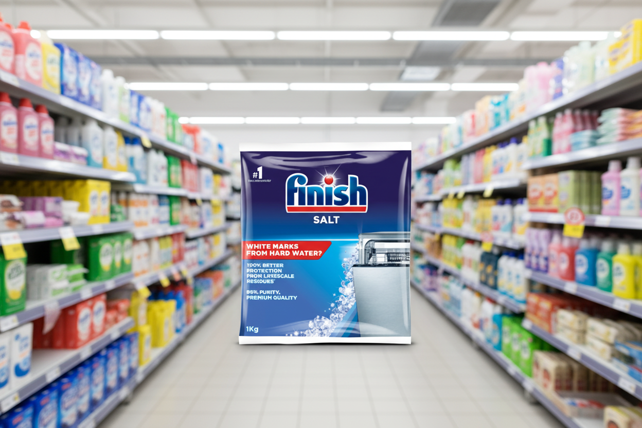 8 x Finish Dishwasher Salt - 1Kg